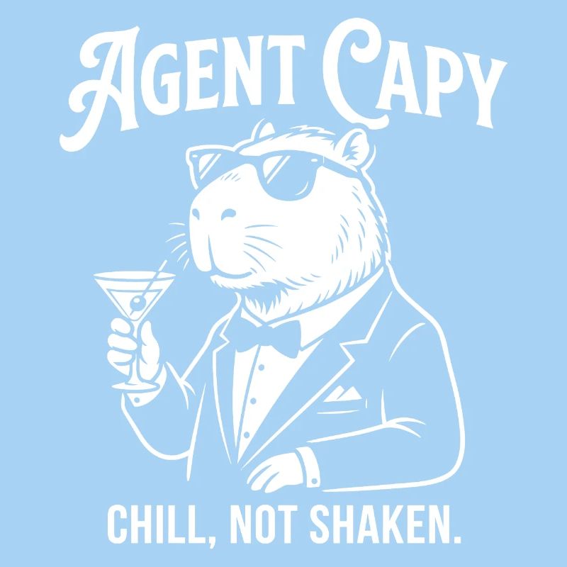 Agent Capybara - Cooles Meerschweinchen Spy