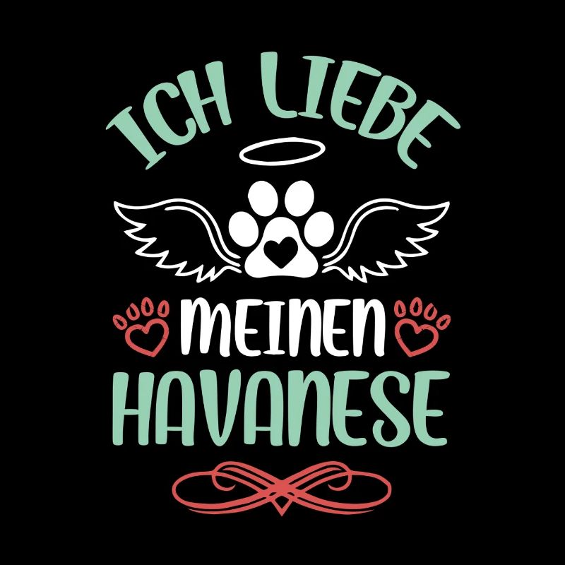 Havanese Liebe mit Flügeln