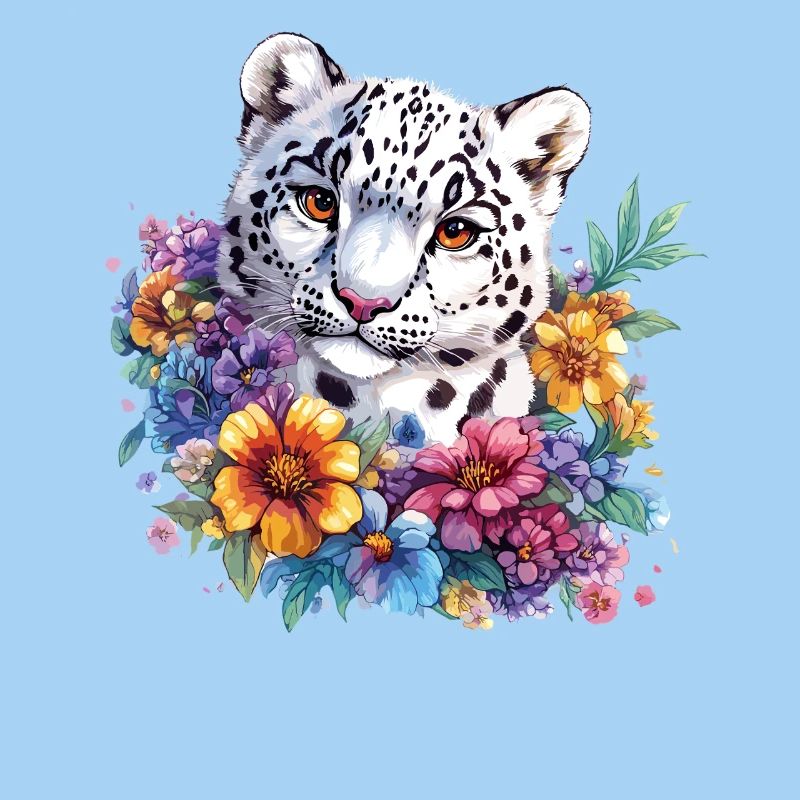 Leopard Blumenzauber