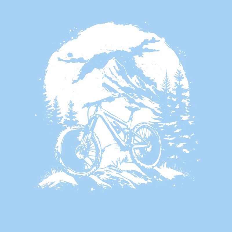 Mountainbiker Grafik