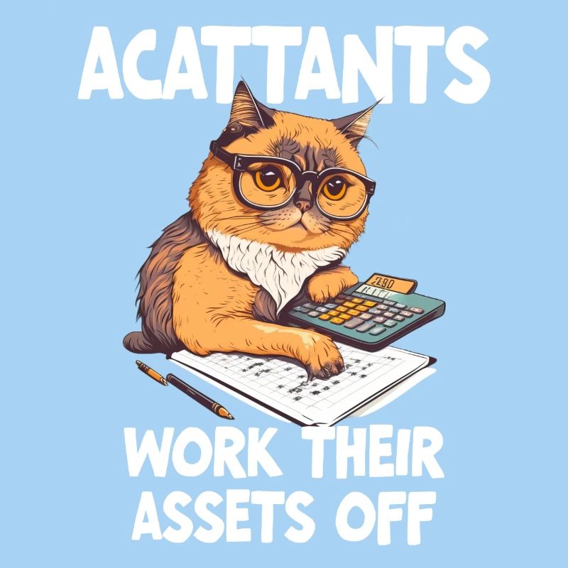 Funny Accountant Work Their Assets Off