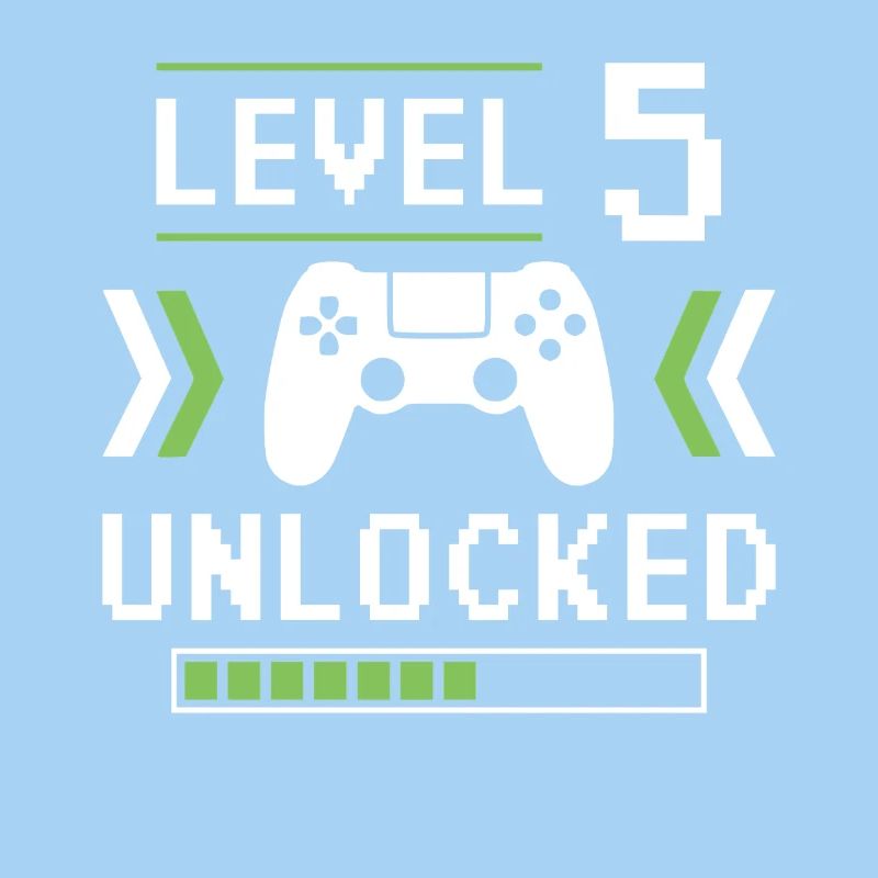 5. Geburtstag 5 Jahre Level 5 Geburtstagsgeschenk