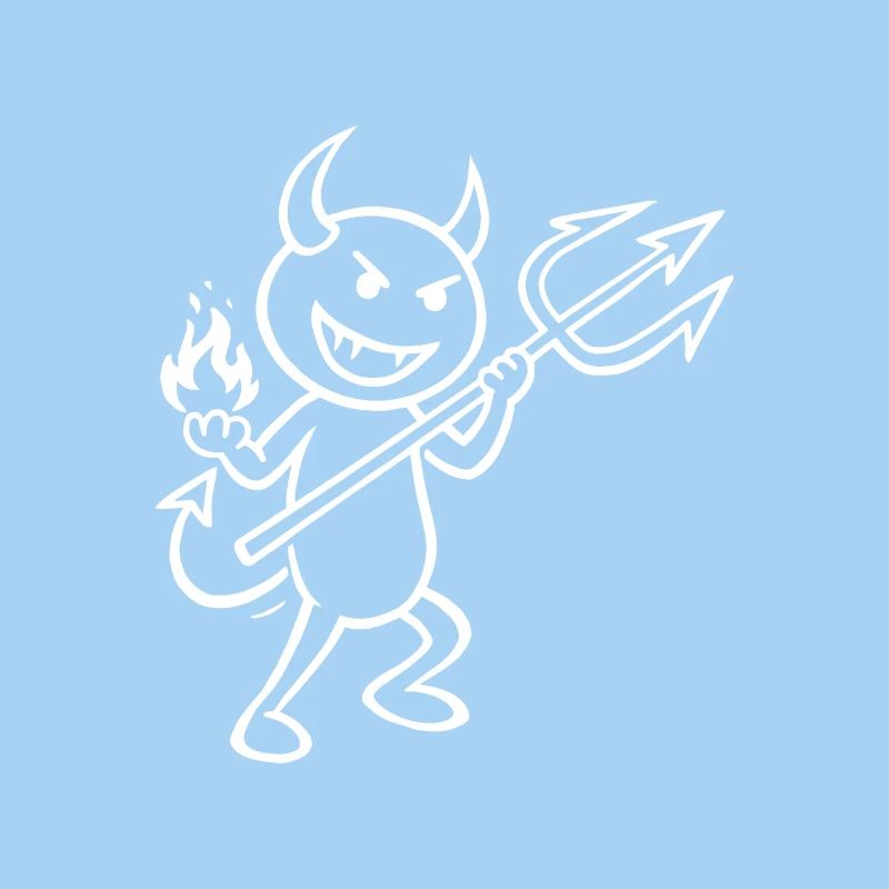 Devilish Flames - Devil with Flames