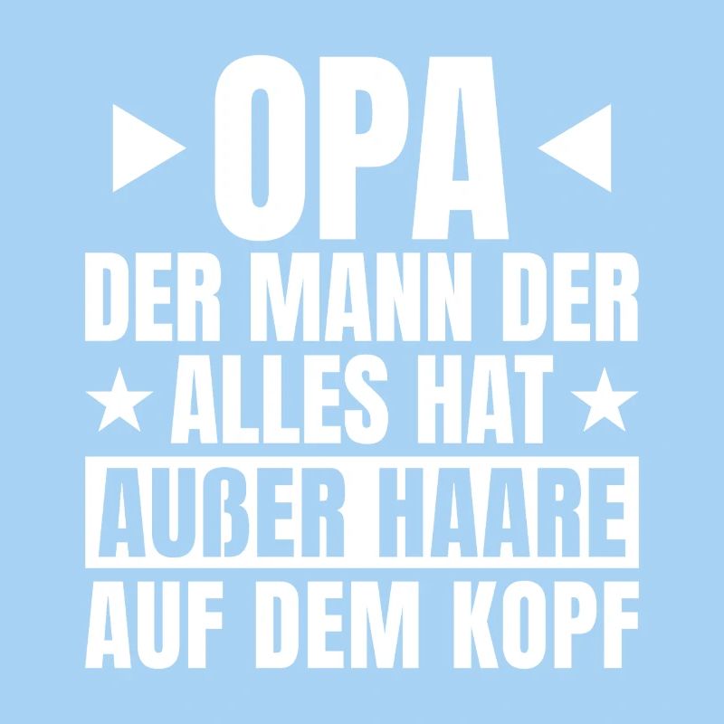 Opa mit Glatze Spruch Vatertag