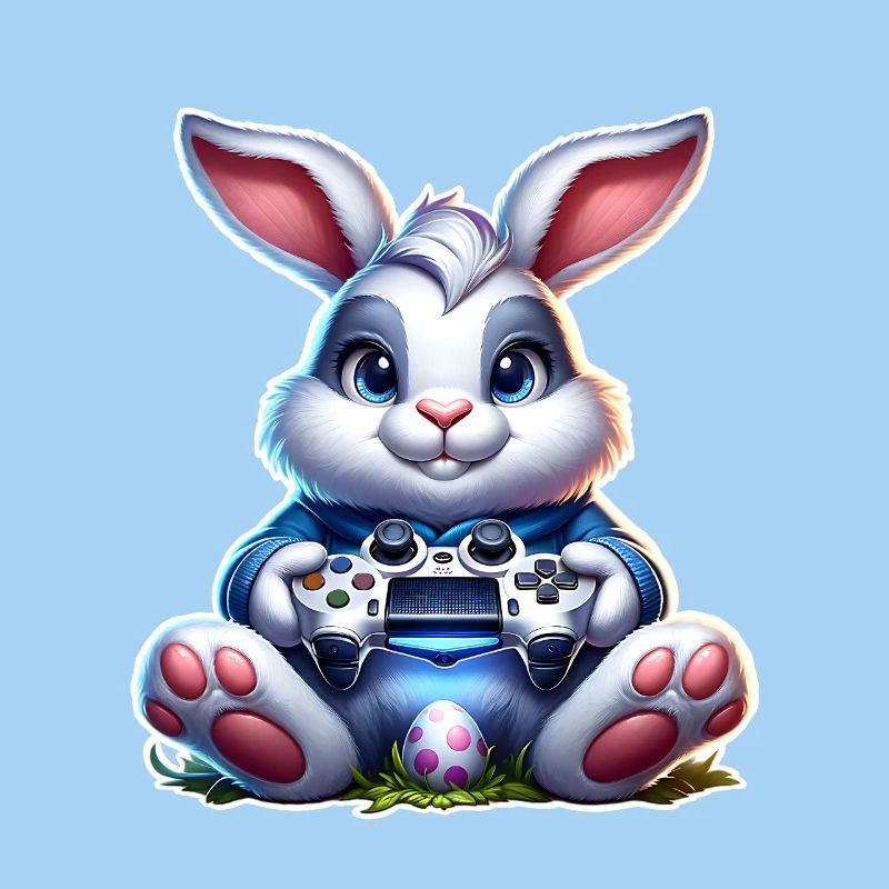 Easter Bunny Gaming Gamer