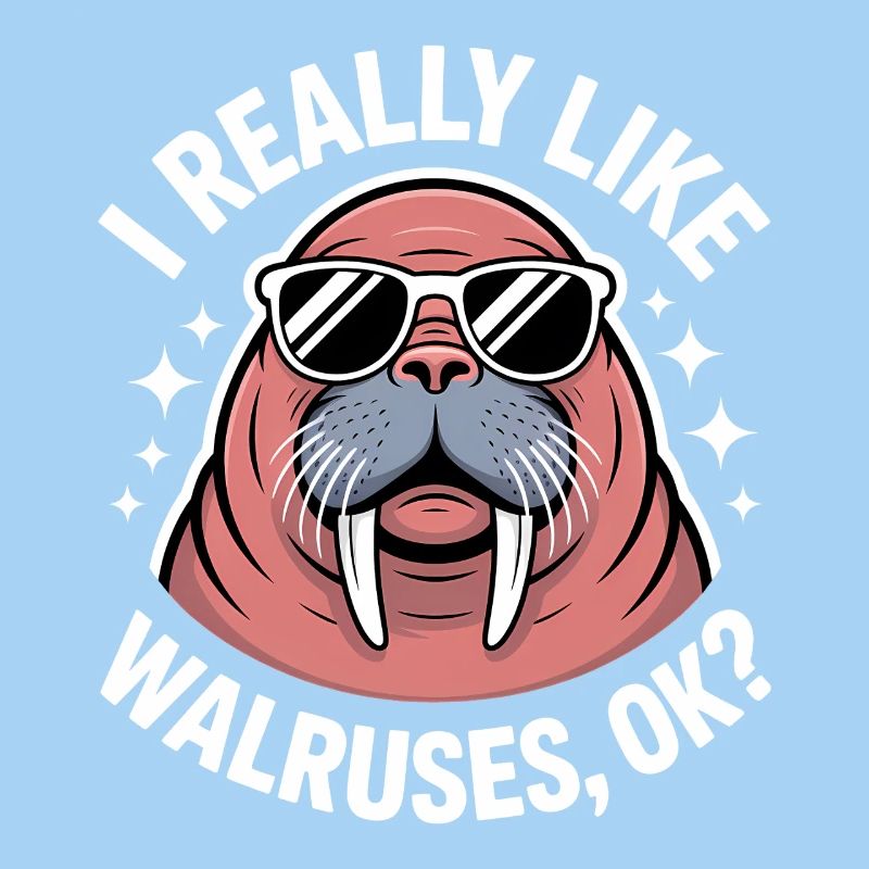 Walross Spruch Walrosse Lustiges Walross Geschenk 