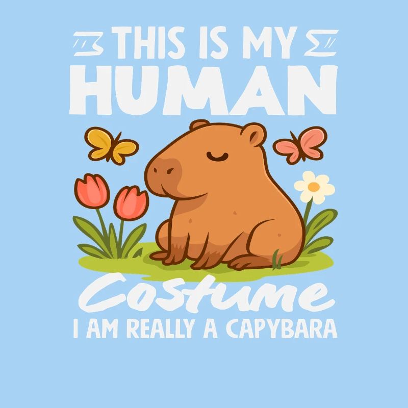 Human Costume I'm a Capybara