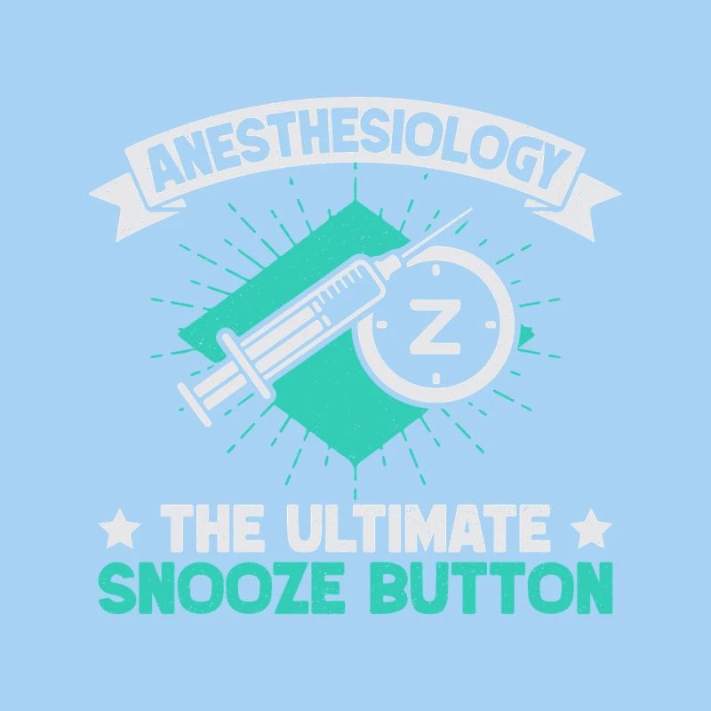 Anesthésiste Bouton Snooze Anesthésie