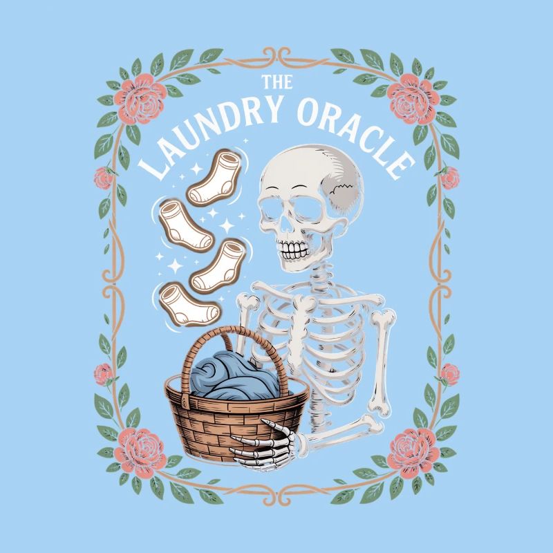 The Laundry Oracle Skeleton Laundry Humor