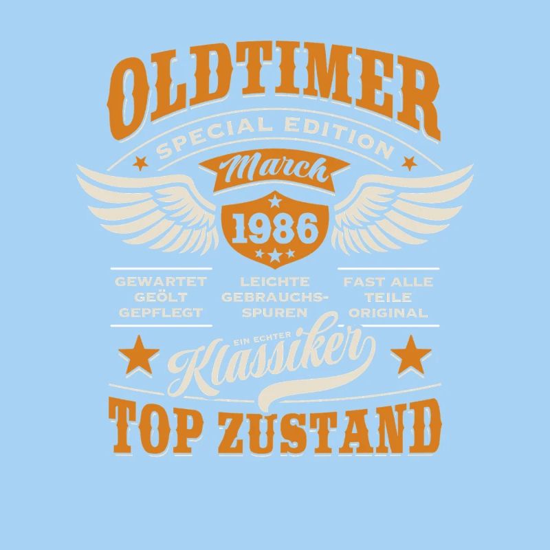 Oldtimer March 1986 - Geburtstag - Geschenk