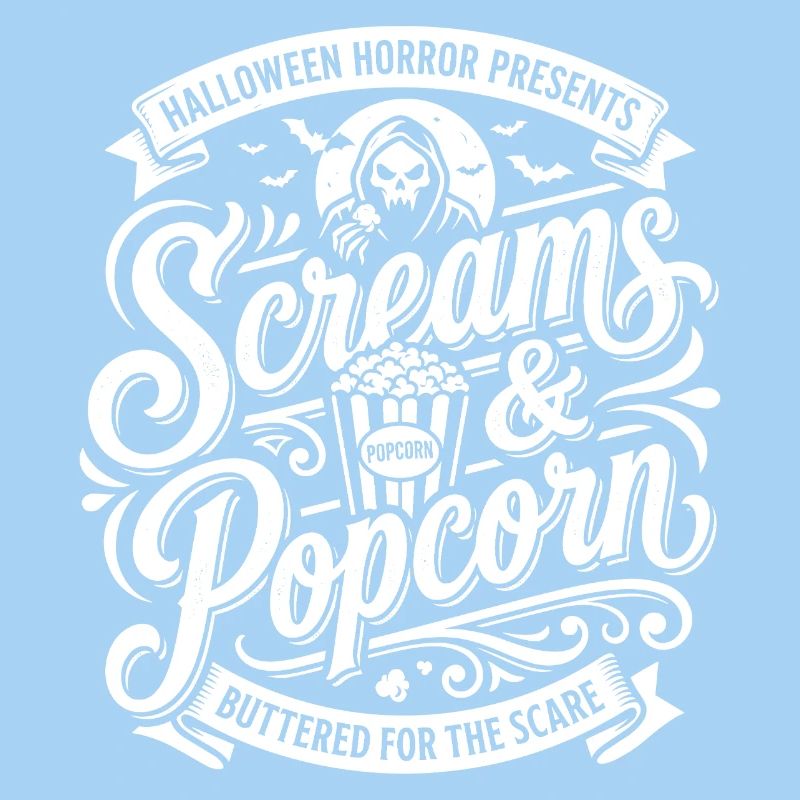 Cris & Popcorn : design effrayant