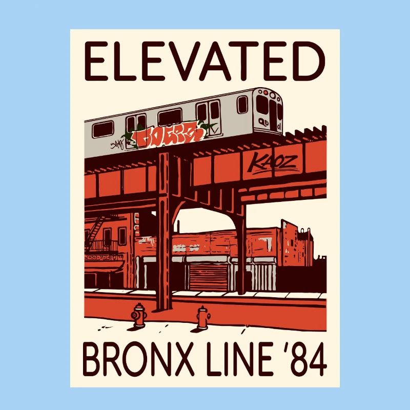 Elevated Bronx Line 84 Graphic