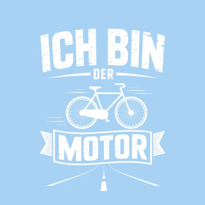 Ich bin der Motor Bicycle Emblem