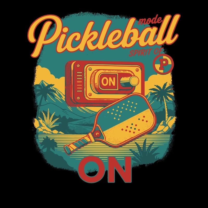 Mode Pickleball sur Funny Player Adore le pickleball