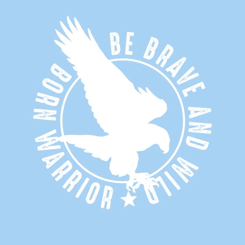 Tapferer Krieger-Adler-Emblem