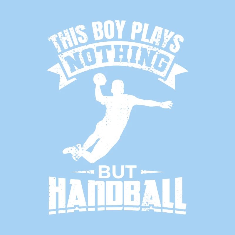 Lustiger Handball Junge