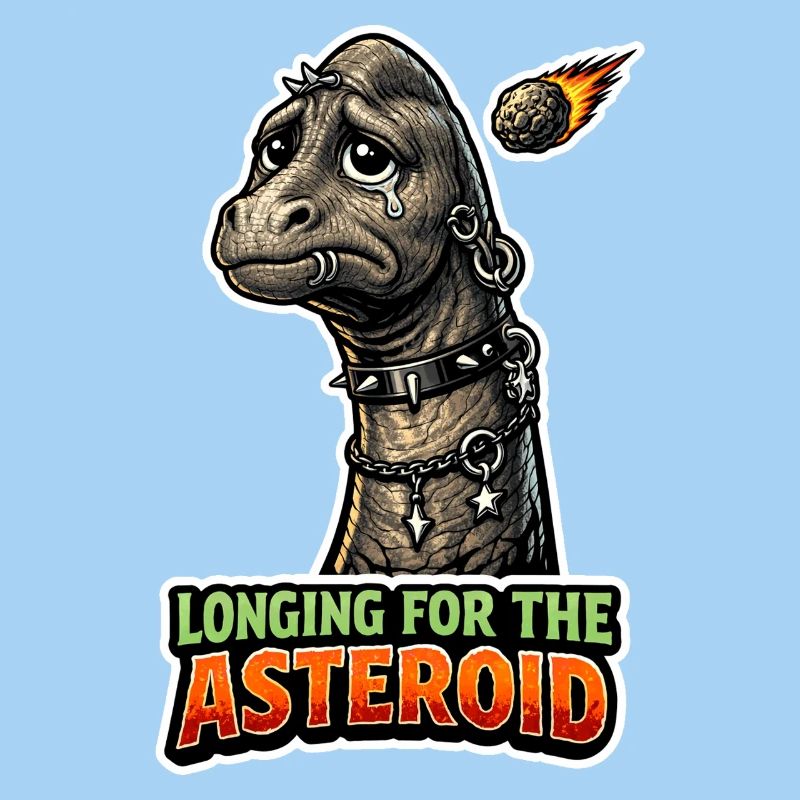 Emo Dinosaur, Sad Dino, Emotional