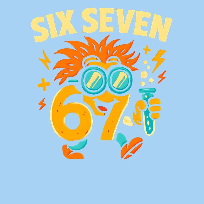 Six Seven 67 Science Humor Nerd Gift Idea