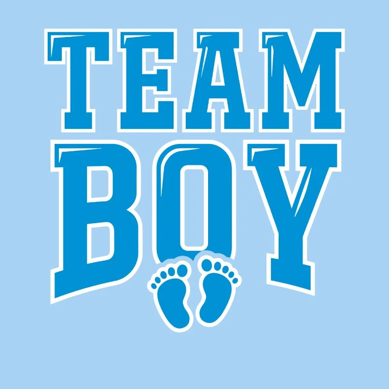 TEAM BOY Typographie avec empreintes