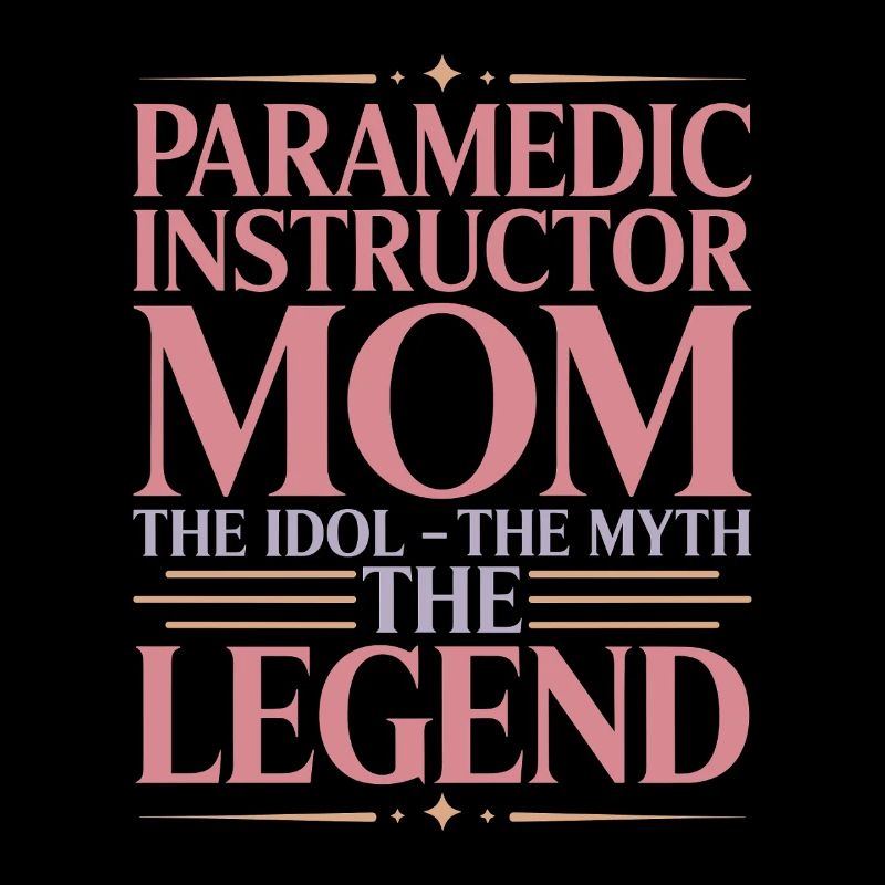 Instructrice paramédic Maman L’idole L’Instructeur EMS