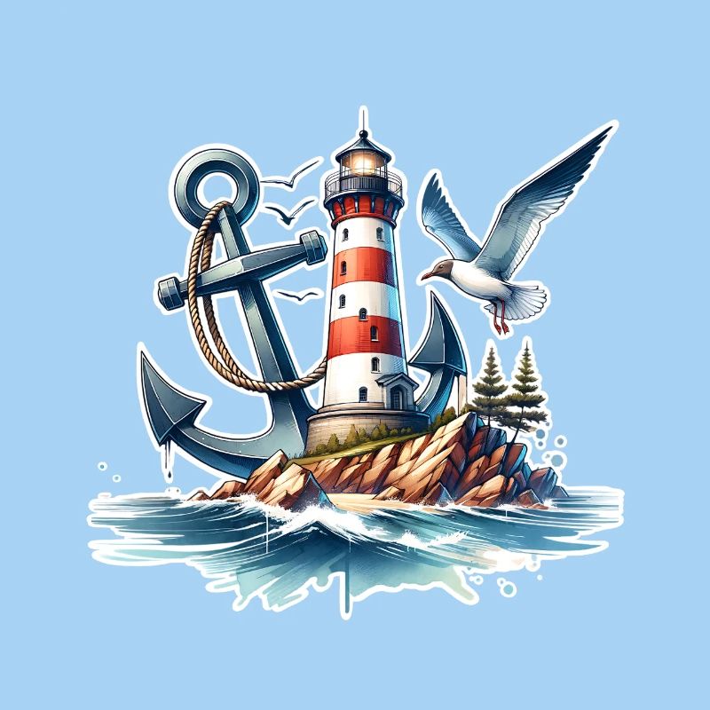 Leuchtturm Anker 