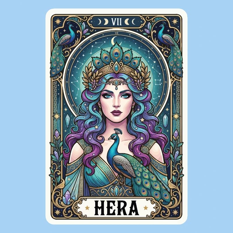 Carte de tarot d’Héra