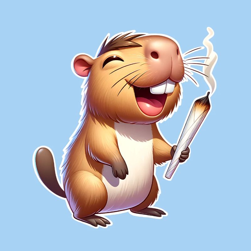 Mauvaise herbe de la capybara