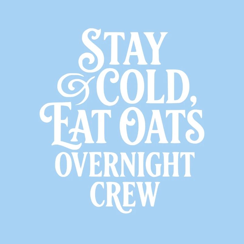 Overnight Oats Müsli Cereals Stay Cold Crew