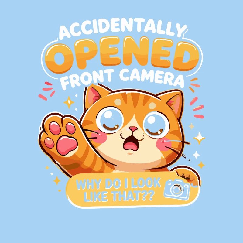 Chat caméra frontale ouvert accidentellement