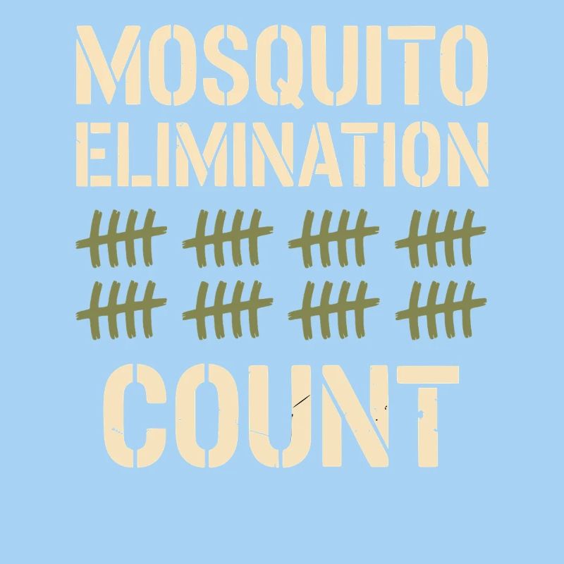 Mosquito Elimination Count Funny Summer