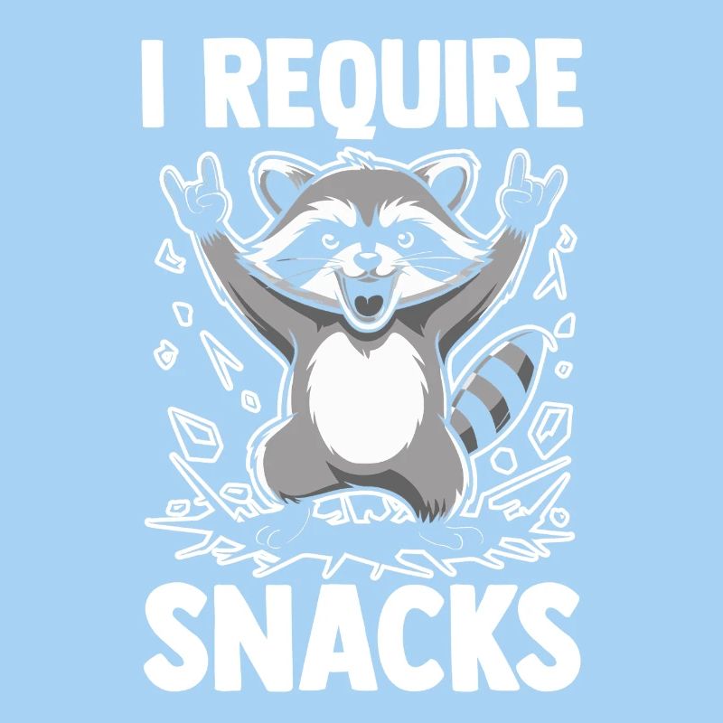 I Require Snacks Trash Panda Raccoon