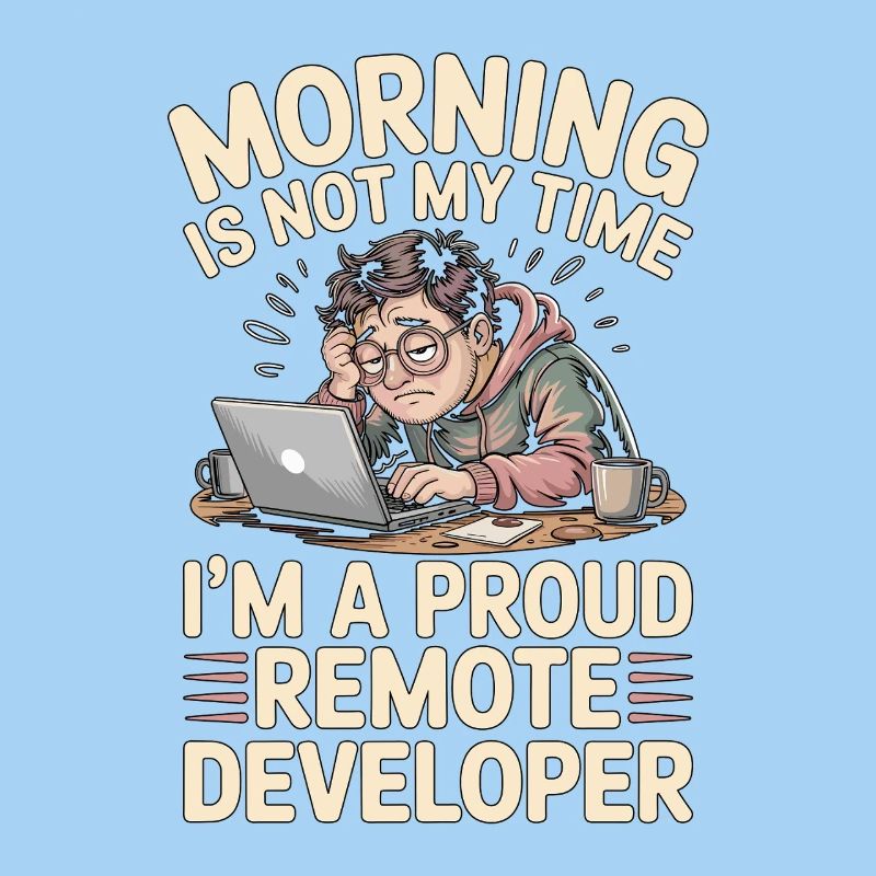 Remote Developer Morning Is Not My Web Developer