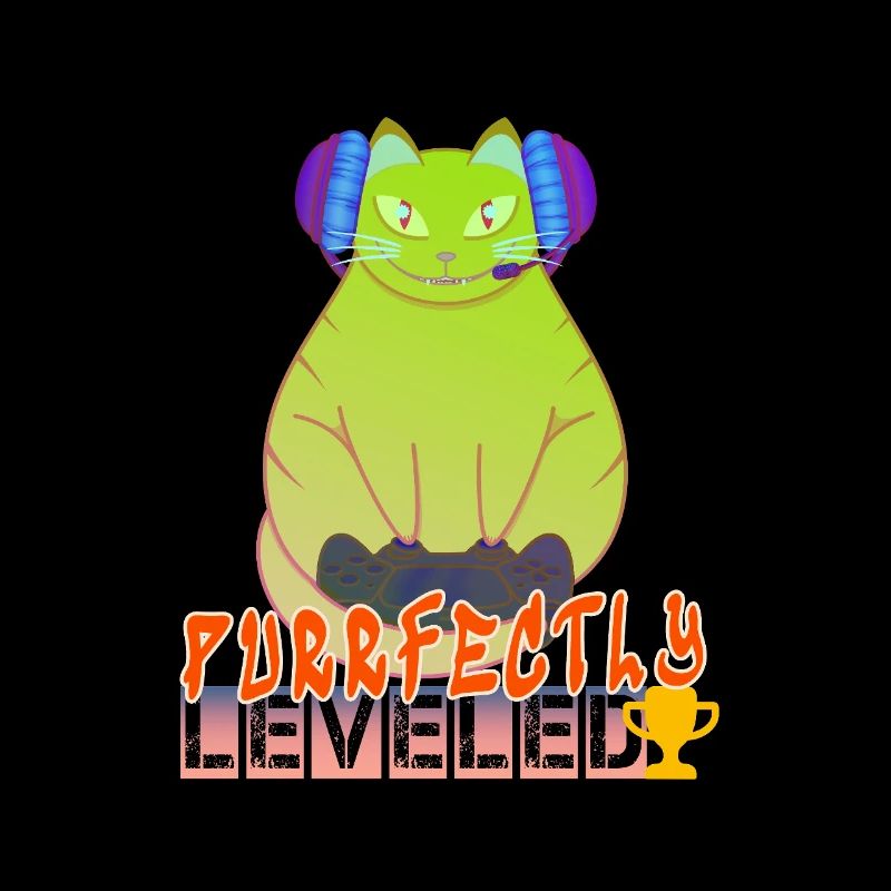 Chat de jeu parfaitement nivelé