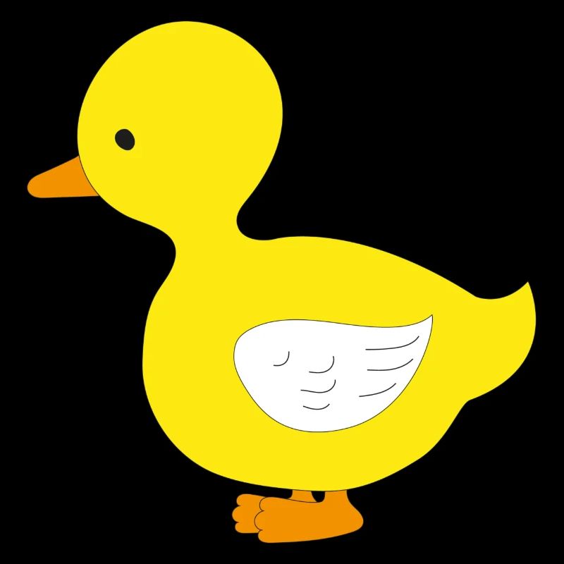 Drôle de petit canard jaune