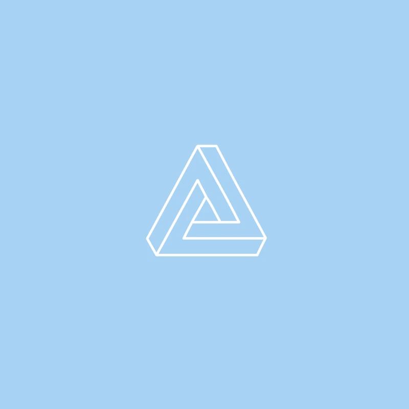 Illusion icon! Magic triangle