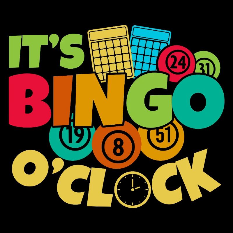 Bingo Game It´s O´Clock Bingo