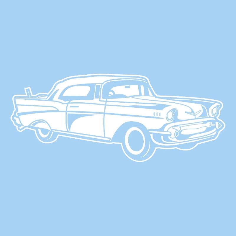 Chevy Bel Air / Oldtimer 01_weiß