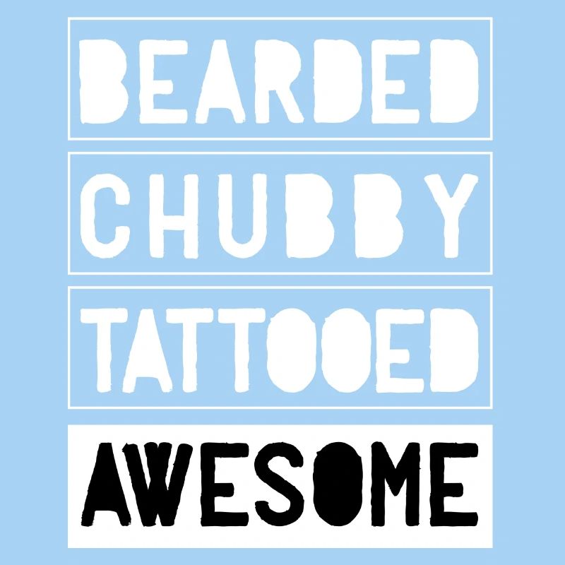 Bearded Chubby Tattooed Awesome