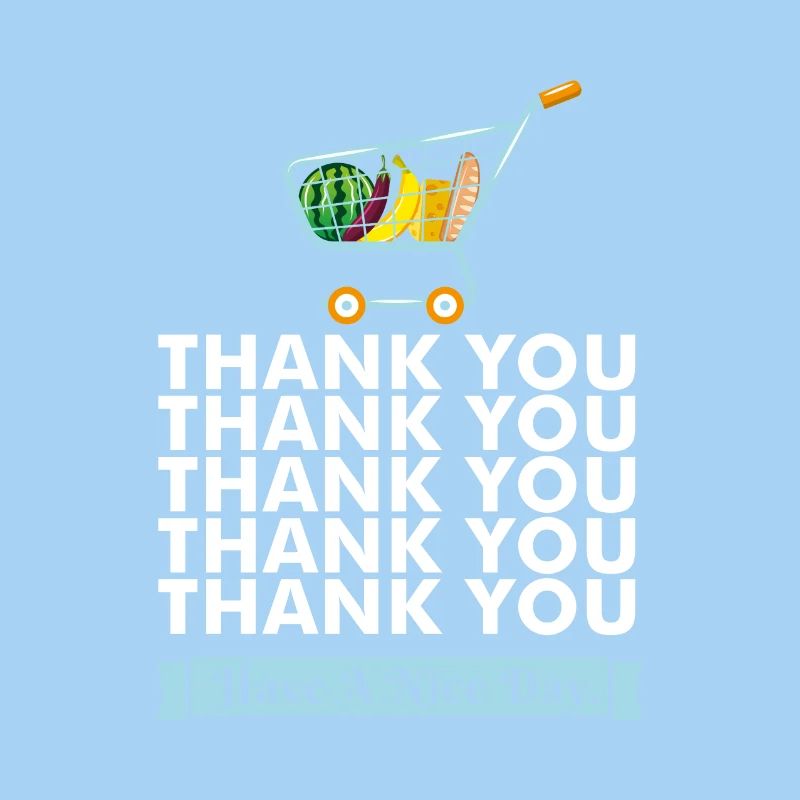 Die Einkaufstasche / Der Einkaufswagen! - Geschenk