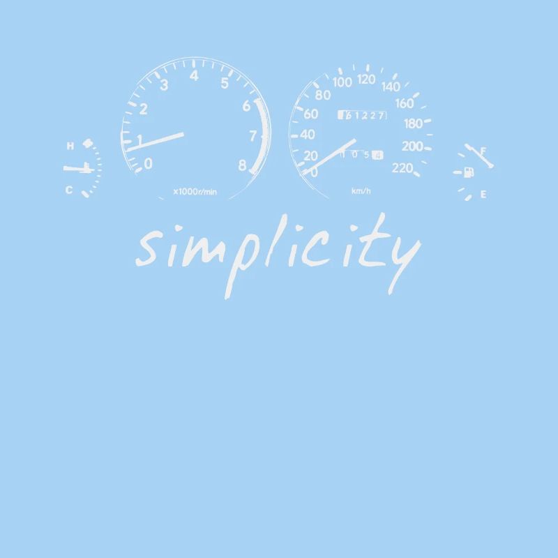 Simplicity speedometer