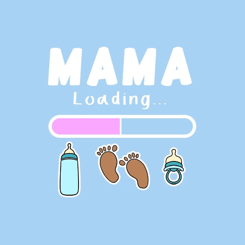 expectant mother - mom is loading