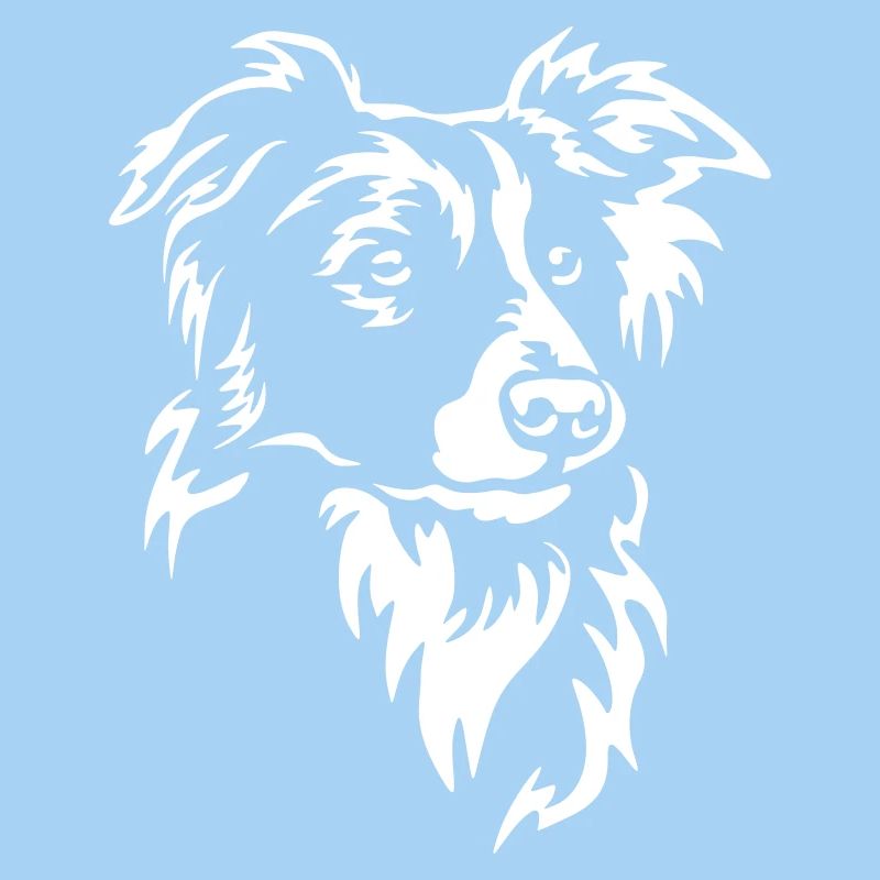 Border Collie Kopf "Black Edition"