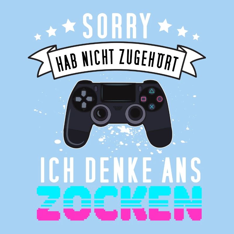 Gamer Design mit Controller - Funny Gaming Gamepad