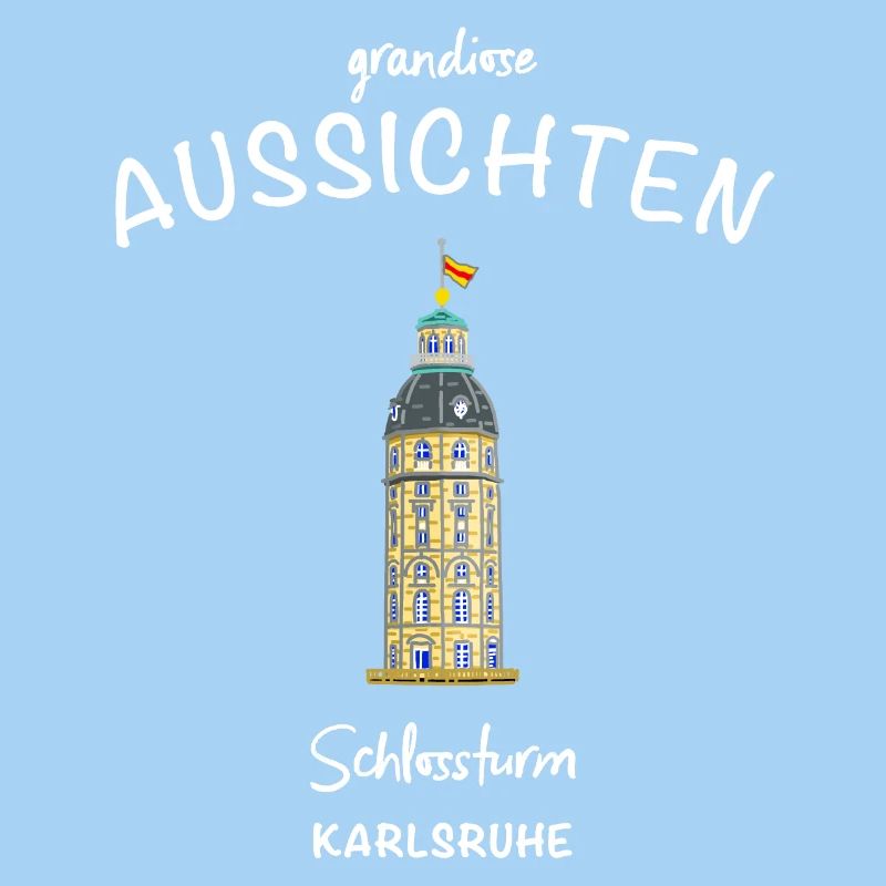 Karlsruhe, historic castle tower