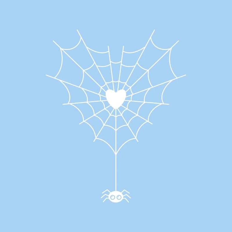 Spinne im Spinnennetz