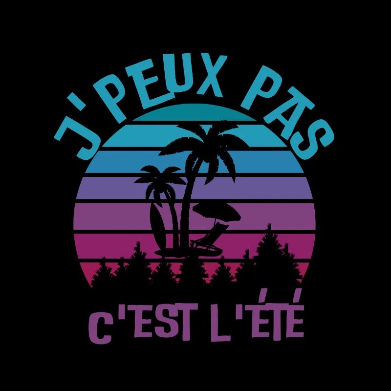 Rétro coucher de soleil été