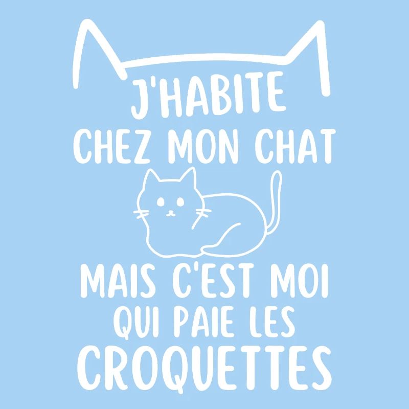 J habite chez mon chat mignon chat chaton doux