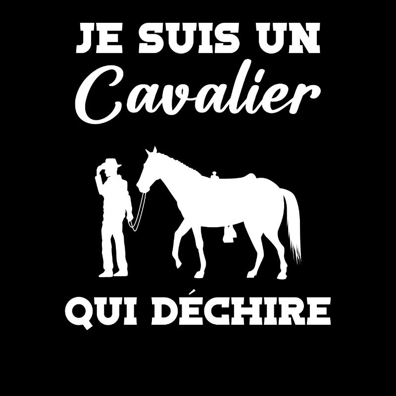 Humour Cheval cavalier qui déchire