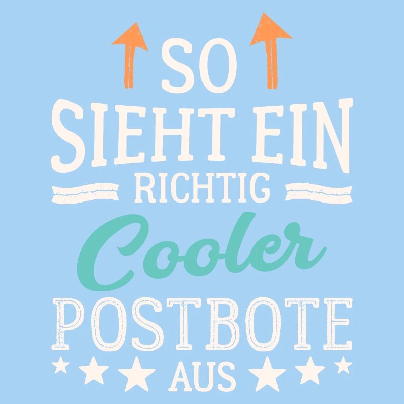 So sieht ein richtig cooler Postbote aus Kurier