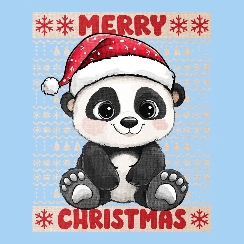 Panda Ours Noël Mignon Noël mignon Noël